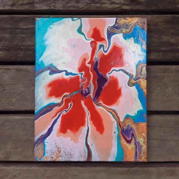 Original Acrylic Abstract Decor Art - Picture 1 of 1